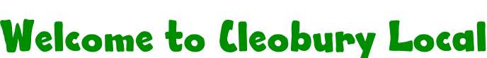 Welcome to Cleobury Local